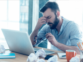 Homme fatigué